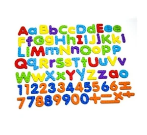 Magnetic Letters&Numbers for Classroom / Home Educating Kids in Fun -Educational - Picture 1 of 7