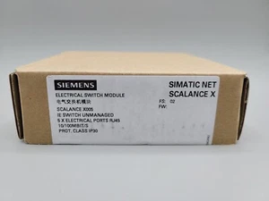 NUEVO SIEMENS 6GK5005-0BA10-1AA3 ESCALA X005 Módulo de conmutador Ethernet no administrado - Imagen 1 de 3