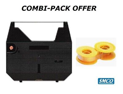 For SILVER REED EX133MD Cassette AND Lift Off Tape Combi Pack TYPEWRITER BySMCO • 8.45£