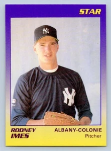 Rodney Imes 1989 Star Albany Colonie Yankees Minor League Baseball Card - Picture 1 of 2