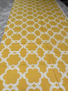 Quatrefoil FABRIC, Dena Designs TAZA Tarika in Yellow, Free Spirit Fabric HTF - Picture 1 of 4