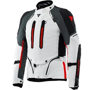 Men's Motorcycle Jacket 56 - Dainese Super Adventure Absoluteshell - Gray-Red - Picture 1 of 4