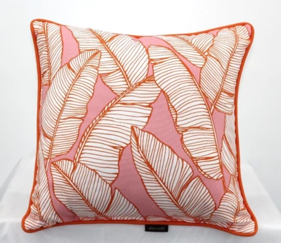 allen + roth Floral Herbo Peach Square Throw Pillow - Image 1 of 3