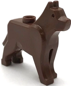 Lego New Reddish Brown Dog Wolf Part - Picture 1 of 1