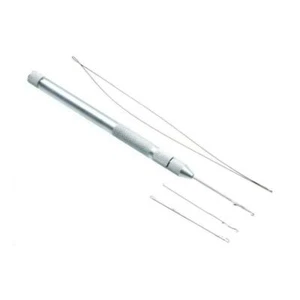 1PCS Aluminum 2-in-1 Loop Hook Pulling Needle Hair Extensions Tool Kit - Picture 1 of 12
