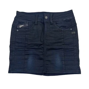 G-STAR RAW Lynn Avity Long Mini Denim Skirt Sz 27 Stretch - Picture 1 of 7