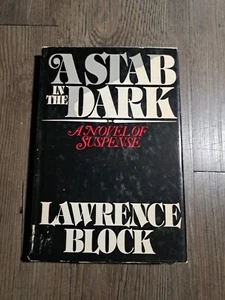 "A Stab in the Dark" by Lawrence Block 1981 Hardcover Brodart Cover - Picture 1 of 12