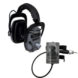 DetectorPro Gray Ghost Wireless Headphones for Minelab Manticore & Equinox - Picture 1 of 7