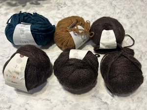 Lot 4 Skeins Rowan Lima, 2 Skeins Lang Yarn- Alpaca And Wool. See Pictures - Picture 1 of 4