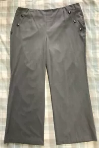 Pantalones Grises Roz & Ali The Secret Agent Collection Talla 18 Usados - Imagen 1 de 5