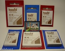 HAWID TASCHINE PER FRANCOBOLLI 29x36mm FONDO NERO 50 PZ