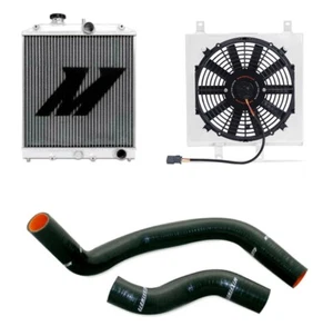 Mishimoto Performance Radiator + Hoses + Fan Shroud 92-00 Honda Civic B-Series - Picture 1 of 3