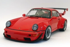 GT Spirit 1/12 Scale Resin - KJ024 - Porsche 911 (964) RWB Coupe Rauh-Welt Red - Picture 1 of 12