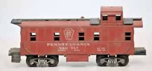 ROCO Ho Scale Pennsylvania Red Caboose #980765 Spring Trucks - Picture 1 of 5