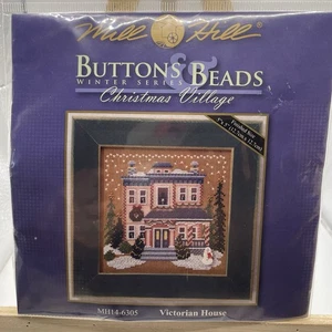 Kit de cuentas de botones MILL HILL casa victoriana contado cruz kit MH14-6305 - Imagen 1 de 3