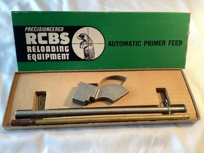 JUEGO DE HERRAMIENTAS DE ALIMENTACIÓN DE IMPRIMACIÓN AUTOMÁTICA RCBS 2 TUBOS RECARGA Foto 1 de 4