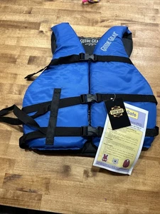 New with tags adult super large 40”-60” guide gear life vest blue - Picture 1 of 6