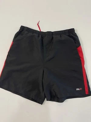 RLX Ralph Lauren Mens Black Performance Active Lined Shorts Sz Large - Image 1 of 4