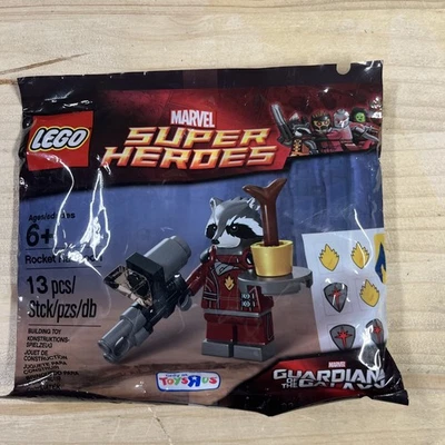 LEGO Marvel Super Heroes #5002145 Rocket Raccoon Polybag Toys R Us Sellado Foto 1 de 2