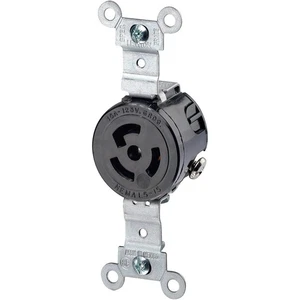 Receptáculo de bloqueo Leviton 4710 NEMA L5-15R 15 amperios 125 voltios - Imagen 1 de 3