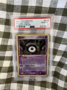 Pokemon Unown S/28 ex Unseen Forces Holo PSA 10 GEM MINT Rare Vintage Card Pop 9 - Picture 1 of 4