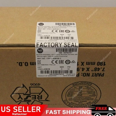 AB 1762-L40BXB MicroLogix 1200 40 Point Controller 1762-L40BXB US Free Tax - Image 1 of 4