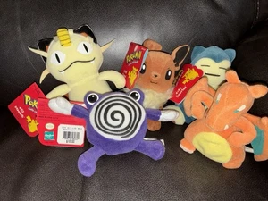 Vintage Pokemon Charizard Plush 1998 Nintendo Game Freak 6” + Others Snorlax - Picture 1 of 13