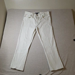 Ralph Lauren Sport Damen Off White Jeans Gr. 31 Straight Leg Cotton Stretch - Bild 1 von 9
