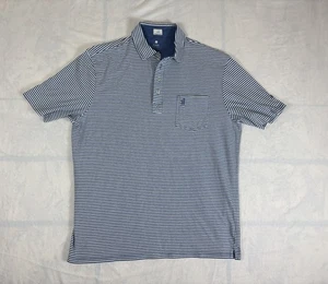Camisa Polo Hombre’s Johnnie-O Colgante Manga Corta Bolsillo Hombre’s L Azul Rayas - Imagen 1 de 6