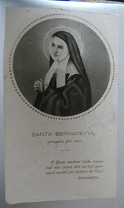 image pieuse italienne santa bernadetta (sainte bernadette) 1933 - Imagen 1 de 1