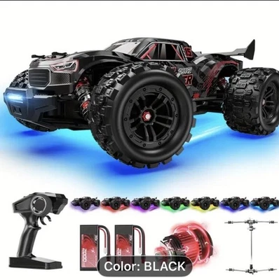 DEERC 1:14 Brushless RC Car 4WD Waterproof  3S Lipo Off-Road Truck Lights RTR US - Image 1 of 4