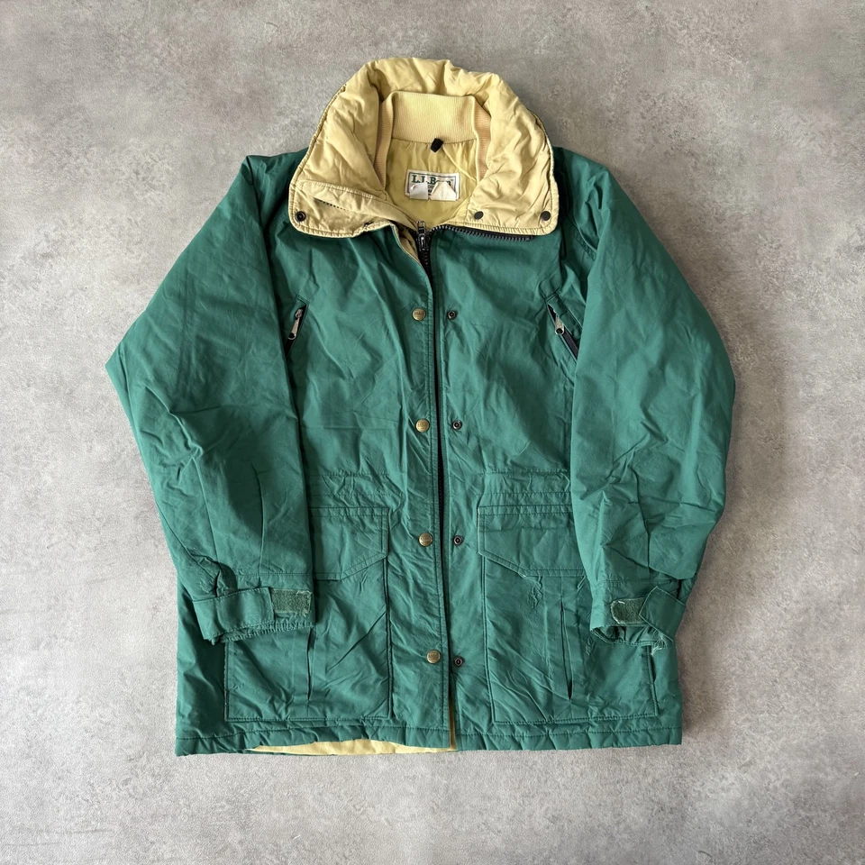 L.L.Bean Chore Jacket Mens Medium Vintage Made In USA Coat, Green - Image 1 of 4