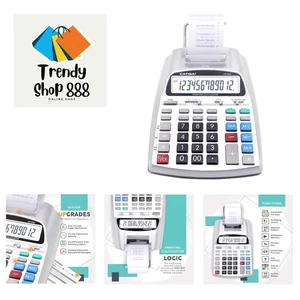 New & Upgraded 2025 Printing Calculator Adding Machine 10 Key, Desktop Home O... - Picture 1 of 8