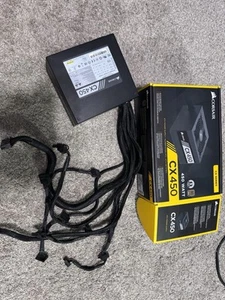 Corsair CX450 450W 80PLUS Bronze Power Supply - Black - Photo 1/4