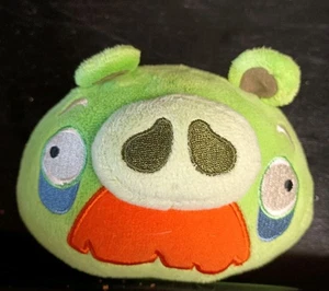 Angry Birds Peluche Baffi Foreman Maiale Verde 6" Commonwealth 2010 - Foto 1 di 5
