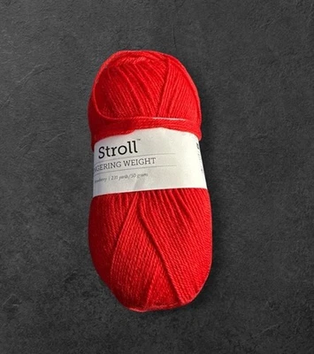 Knit Picks Stroll Fingering Weight Strawberry 231 Yards 50 Gram Skein Wool - Image 1 of 4
