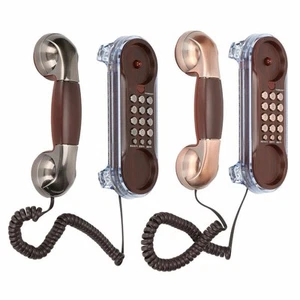 Retro Corded Phone Landline House Phones NEW Wired Telephone  Home Office - Afbeelding 1 van 11