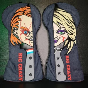 Halloween Chucky BRAUT PAAR Küche Ofenhandschuh SET HORROR BESTICKT AUF BEIDEN SEITEN - Bild 1 von 12