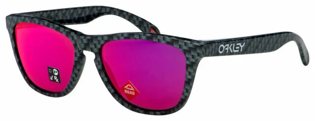 Oakley Frogskins Men's Sunglasses - Carbon Fiber/Prizm Road