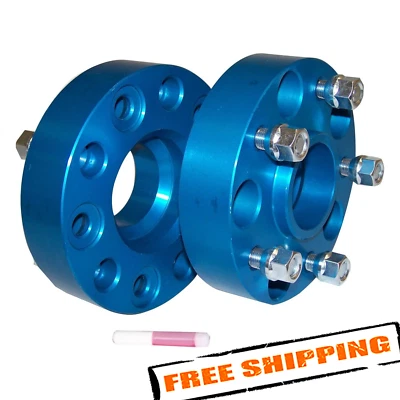 Crown Automotive RT32004 Blue Wheel Spacer Set for 2007-2018 Jeep Wrangler JK - Image 1 of 2