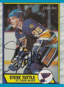 Steve Tuttle St. Louis Blues persönlich handsignierte Karte - Bild 1 von 1