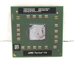AMD TMDMK36HAX4CM Turion 64 MK-36 Mobile Processor 2GHz 512KB 800MHz Socket S1