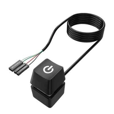 Computer Desktop Switch PC Motherboard External Start Power On/Off Button P7I6 - Image 1 of 4