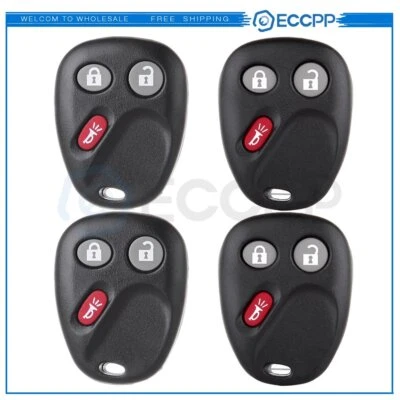 4 para Chevrolet Silverado 2003 2004 2005 mando a distancia sin llave + cubierta de carcasa Foto 1 de 4