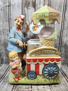 Waco Melody in Motion Vendedor de Helados Bisque Porcelana Música Movimiento Nuevo en Caja - Imagen 1 de 12