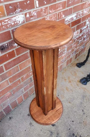 Vintage Solid Wood Plant Stand Side Table Fern Stand Handmade Cover