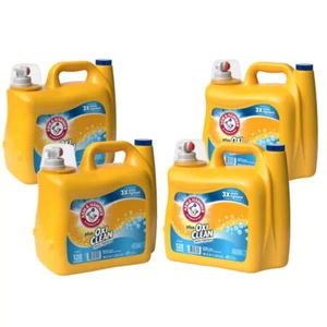166.5 Oz. Fresh Scent plus Oxiclean Liquid Laundry Detergent, 128 Loads (4-Pack) - Picture 1 of 12