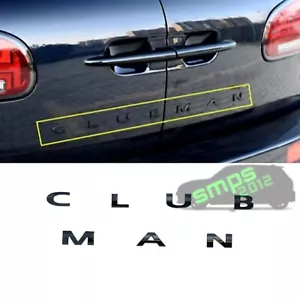 MINI F54 Clubman Pianoforte Nero Lucido Stivali Distintivo Lettere 51142465246 - Foto 1 di 3