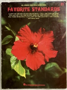 Favorite Standards, Piano/vocal/guitar music, Hal Leonard, 1954. - Picture 1 of 2