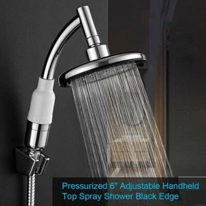 HOCHDRUCK TURBO DUSCHKOPF DOPPELFILTER GROSSGRÖSSE CHROM WASSERSPAREND - Bild 1 von 8